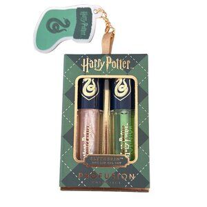 Harry Potter Slytherin Lip Oil Set By Profusion Cosmetics 2PC Glossy Finish NEW